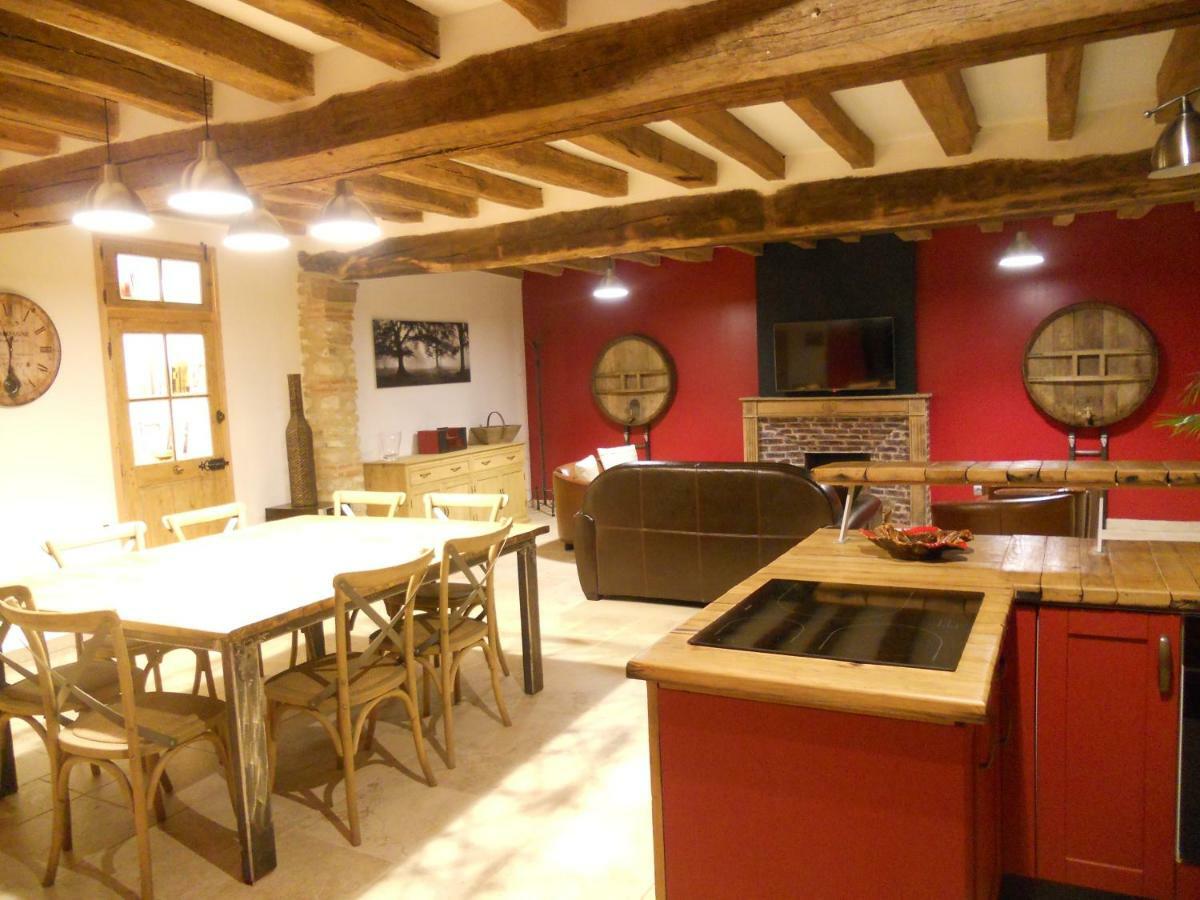Gite La Nuit Etoilee Chez Champagne Mathelin Mareuil-le-Port エクステリア 写真